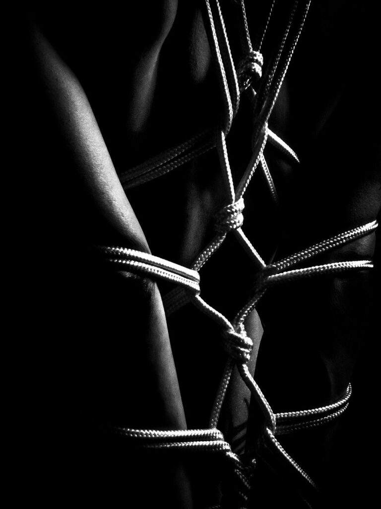 tied up orgasm